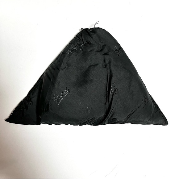 *SOLD* Gucci Vintage 1970’s Wool Blend Button Neck Back Pleated Hem Dress 40 - Picture 12 of 16